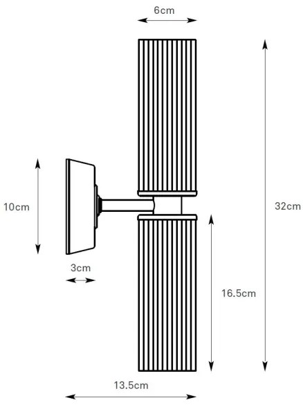 Markslöjd 109027 - Aplică de perete pentru baie RIMINI, 2xG9/20W/230V, IP44, crom lucios