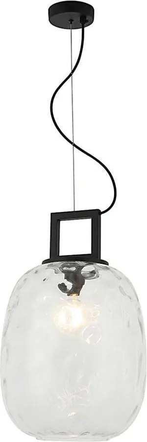 Lustră pe cablu LUCY 1xE27/40W/230V neagră