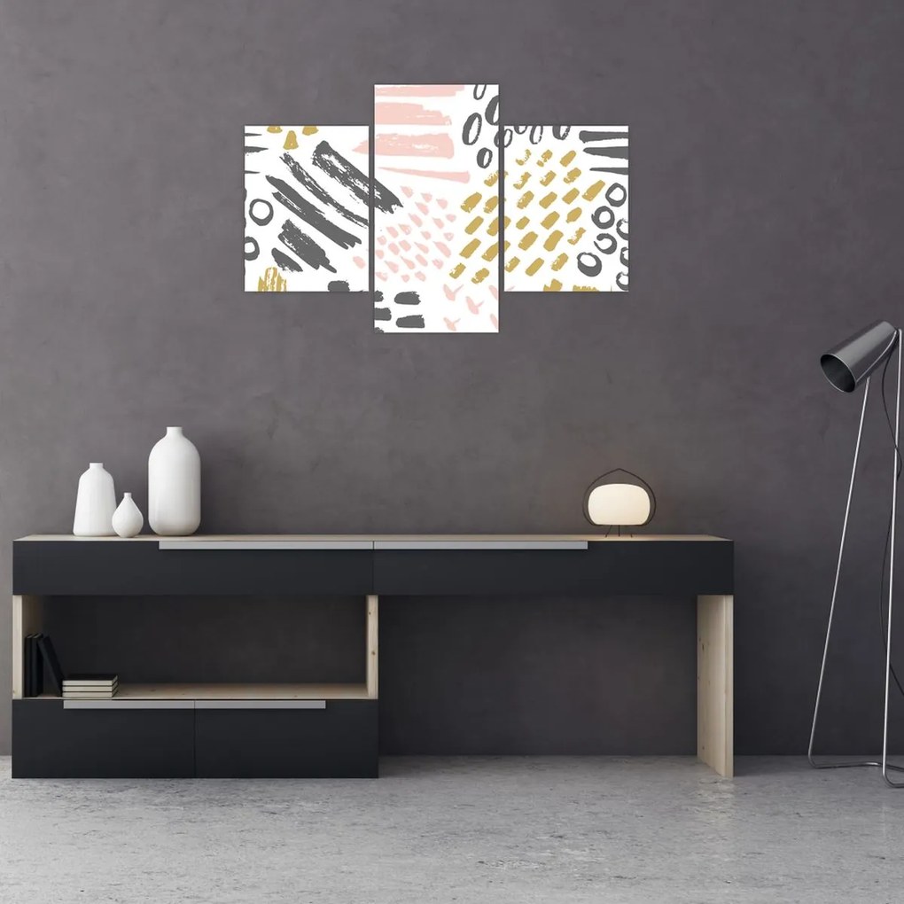 Tablou - Accidente vasculare cerebrale abstracte (90x60 cm)