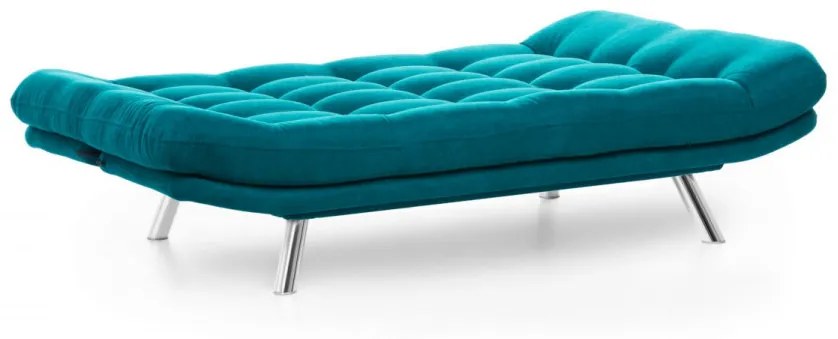 Canapea Extensibilă cu 3 Locuri Misa Sofabed, Verde Petrol