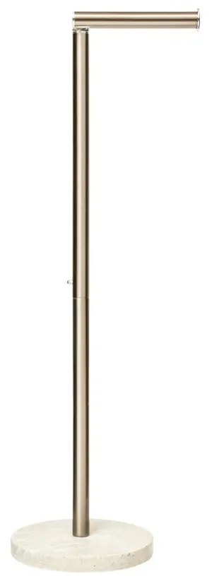Suport hartie igienica Comes White, inox, 15 x H 59.5 cm
