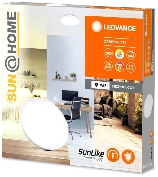 Ledvance - Lumină LED reglabilă SUN@HOME 26W 230V 2200-5000K CRI 95 Wi-Fi
