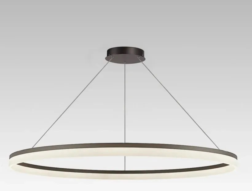 Lustra LED XXL circulara casa scarii Ara 150cm, Bronz