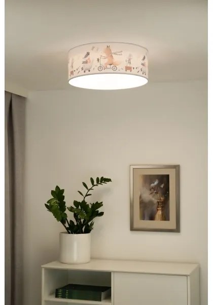 Duolla - Plafonieră LED copii CORTINA LED/26W/230V pr. 40 cm 4000K