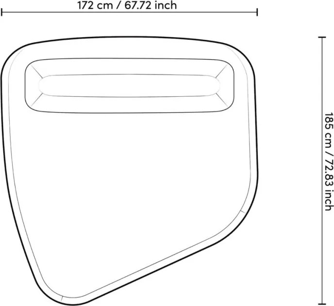 Canapea fixa design LUX din 2 module Residenza, Lyssa off-white