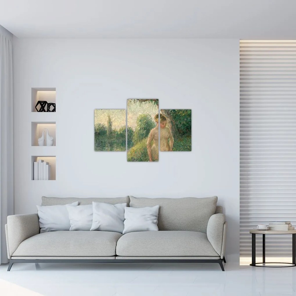 Tablou - Camille Pissarro, The Bather, reproducere (90x60 cm)