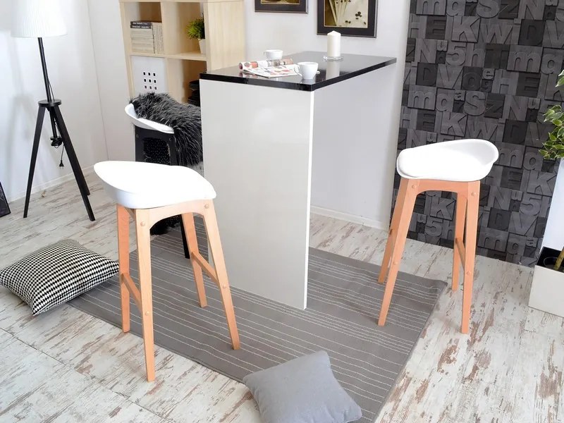 Scaun Rita (alb + fag). Promo -21%. 1110737
