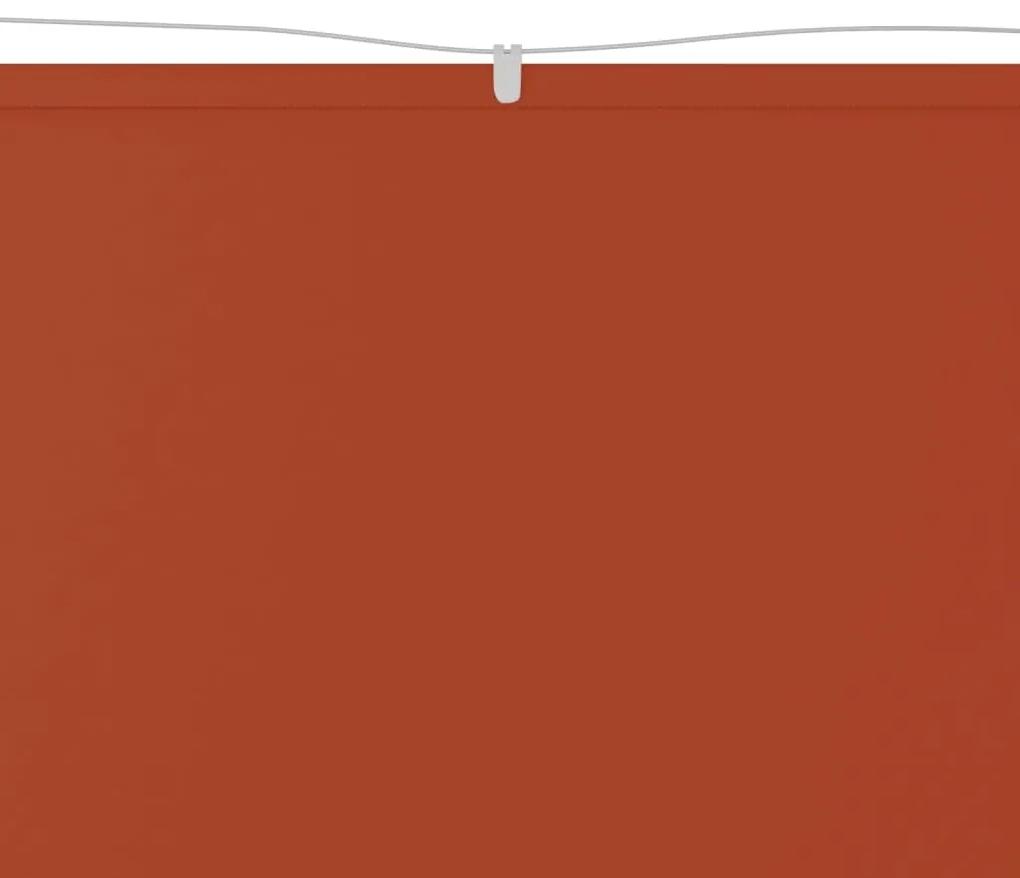 Copertina verticala, teracota, 200x270 cm, tesatura Oxford Terracota, 200 x 270 cm