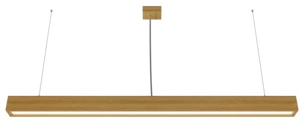 Lustră LED pe cablu LOOK LED/48W/230V 4000K 150 cm stejar APLED