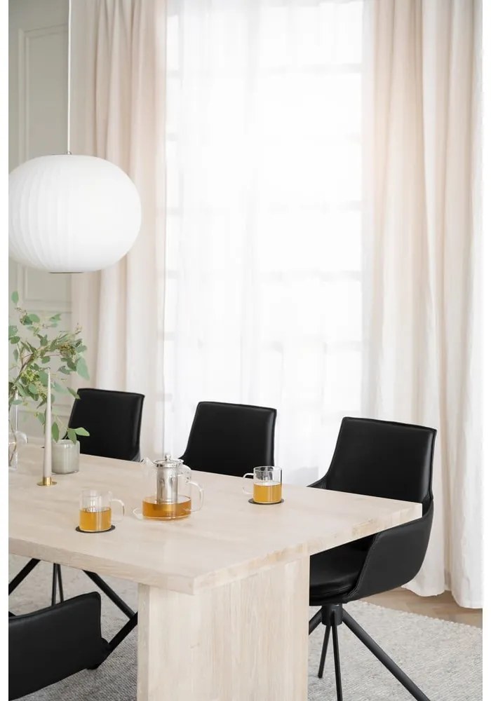 Masă de dining din lemn masiv de stejar 240x95 cm Emmett - Rowico