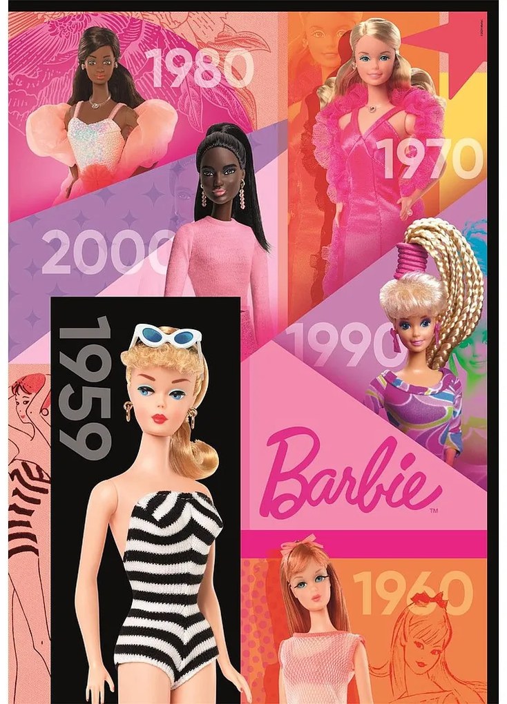 Barbie Years puzzle Compact de 1000 de piese Clementoni