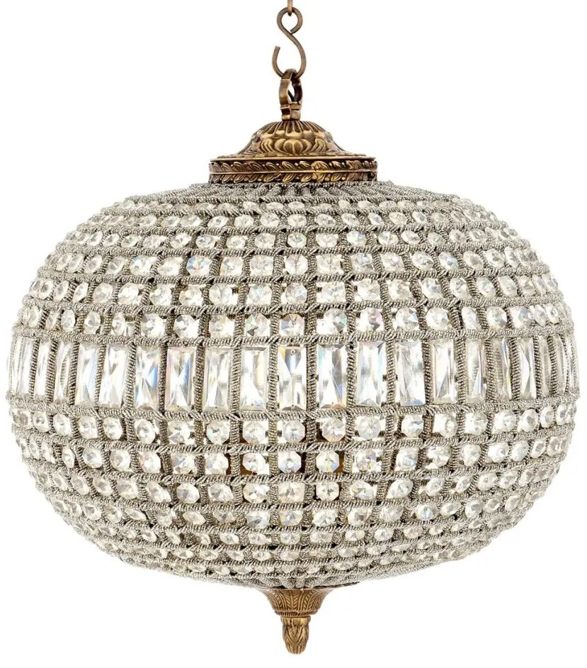 Candelabru LUX fabricat manual, diam.52cm, finisaj brass, Kasbah Oval Medium 106268 HZ
