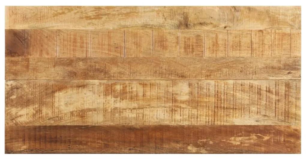 Masa de bucatarie, 140x70x76 cm, lemn de mango nefinisat 1, 140 x 70 x 76 cm