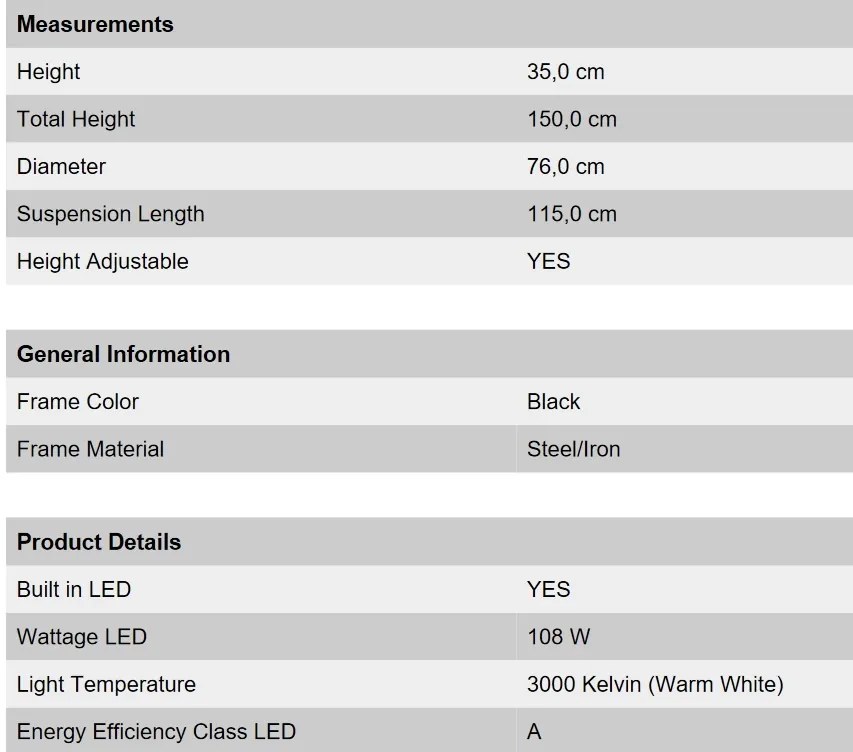Lustra suspendata moderna cu 36 de surse LED Blossom