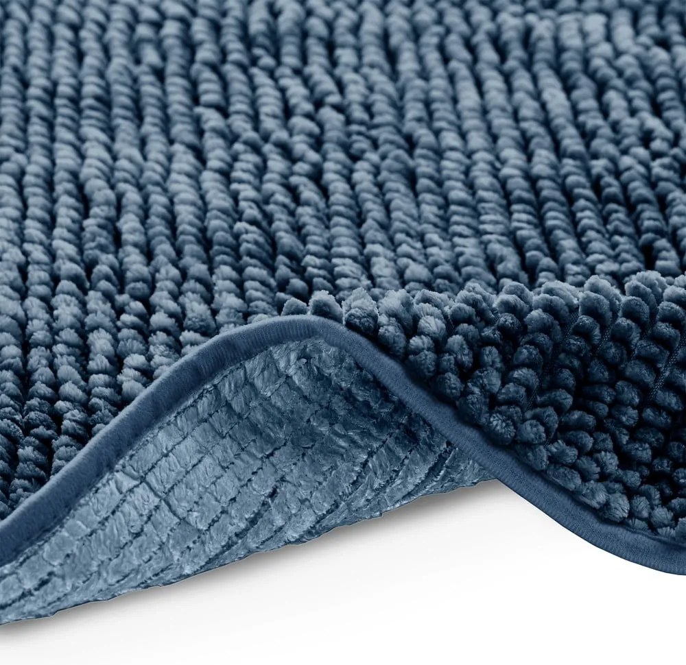 Set 2 covorașe de baie AmeliaHome Bati, albastru închis