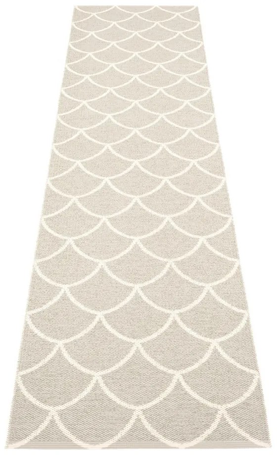 Covor tip traversă pentru interior și exterior crem 70x300 cm Kotte Linen – Pappelina