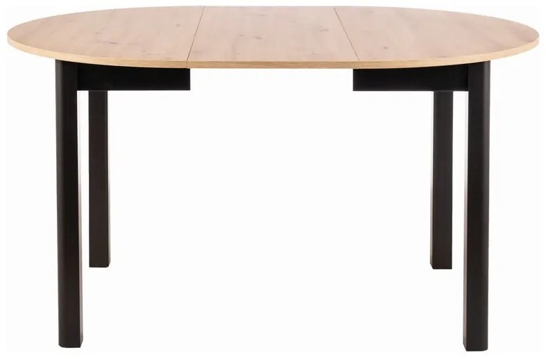 Masa extensibila Dante stejar artizan/negru mat - L102-142 cm