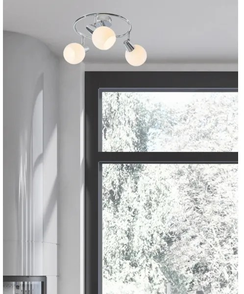 Spot LED DOXY 3xE14/4W/230V crom lucios