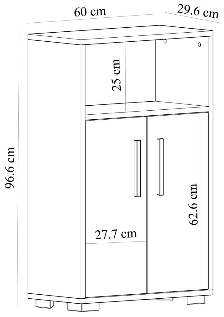 Dulap Tokobi 2 (alb) . 1094210