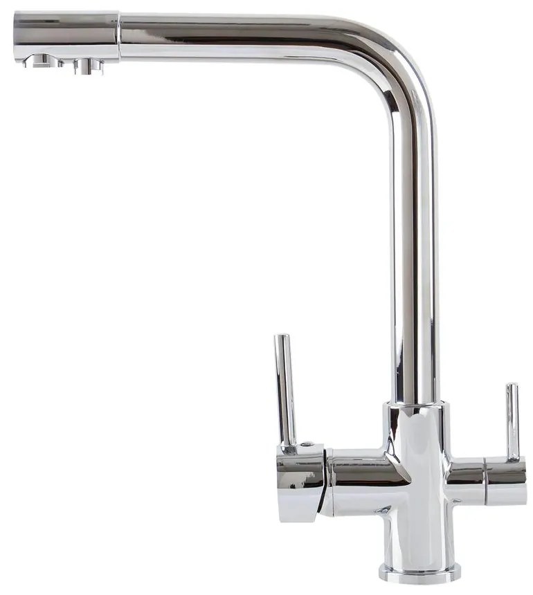 Portland Baterie de bucătărie cu 3 căi pentru sistem de filtrare a apei