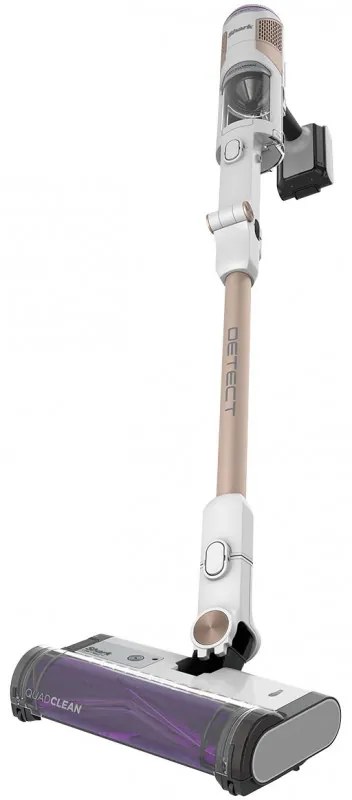 Aspirator vertical Shark IW3612EUT, 240W, 0.42 l, 3 moduri, 3 trepte, 3 atasamente, Afisaj LED, Senzori pentru detectarea murdăriei invizibile, Autonomie pana la 60 min, Alb/Galben