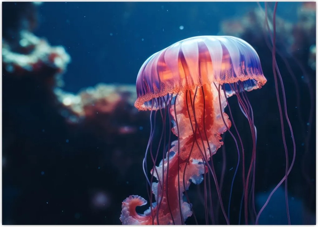 Tablou - Meduză (70x50 cm)