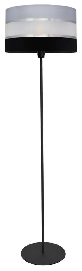 Lampadar HELEN 1xE27/15W/230V negru/gri/argintiu