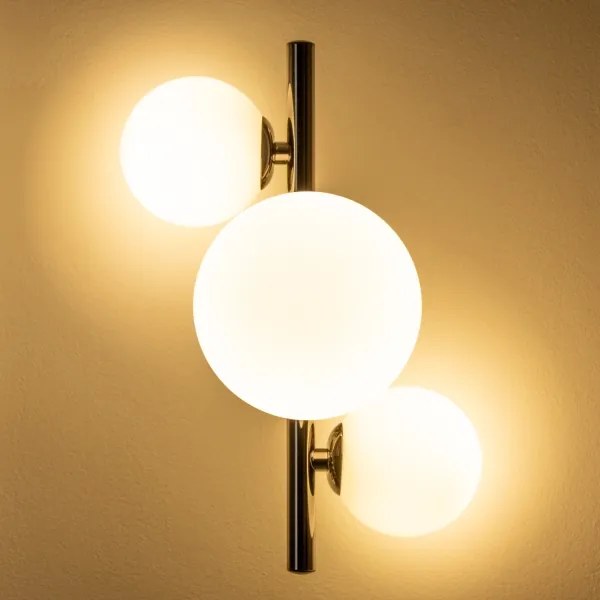 Aplică LED Brilagi MILLA 3xG9/3W/230V crom lucios/alb