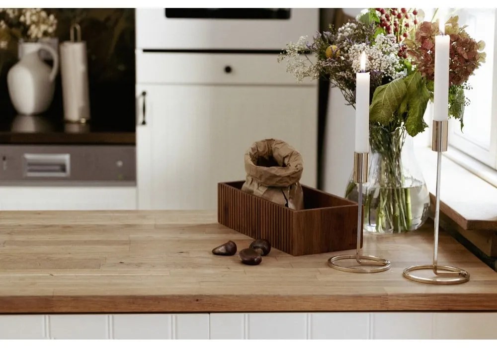 Cutie de depozitare în culoare naturală din bambus 30x15x8 cm Mera – Wenko