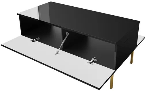 Măsuță de cafea Magnilda -120 (Alb + Alb lucios). 1060496