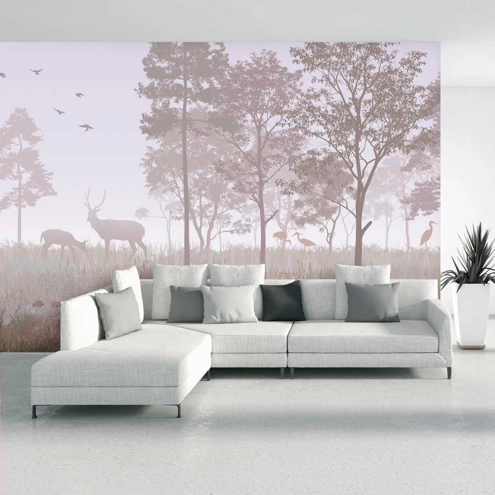 Fototapet - Peisaj roz (147x102 cm)