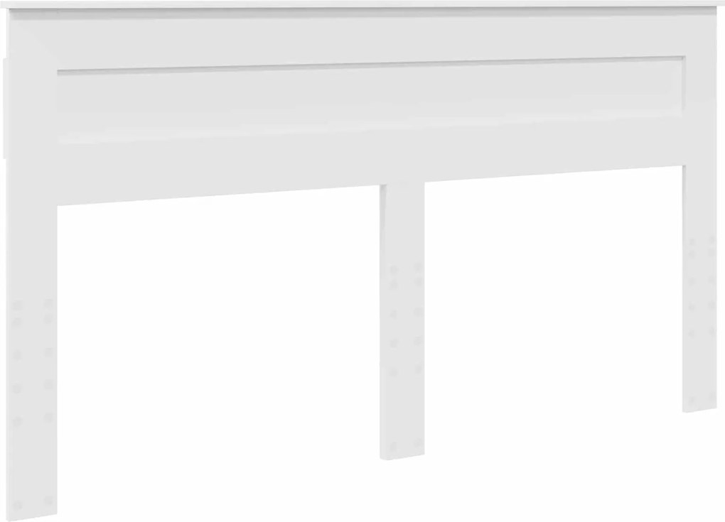 vidaXL Tăblie cap Alb 180 cm Lemn compozit