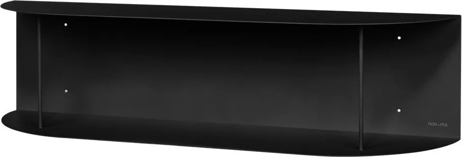 Raft negru etajat din metal 80 cm Lina – noo.ma