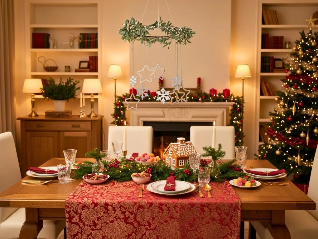 Decoratiune de Craciun suspendata SNOW MISTLE Ø 40 cm