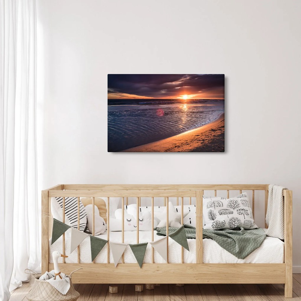 Tablou cu apus de soare (90x60 cm)