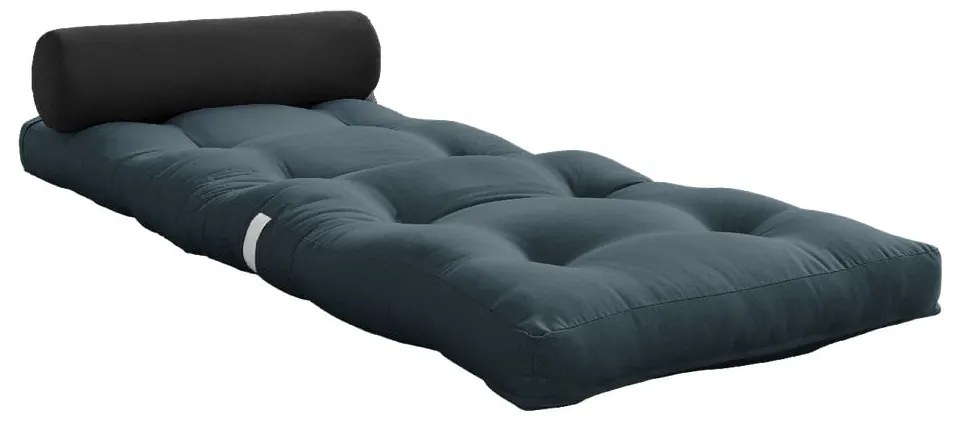 Saltea futon albastră/gri 70x200 cm Wrap Petroleum/Dark Grey – Karup Design
