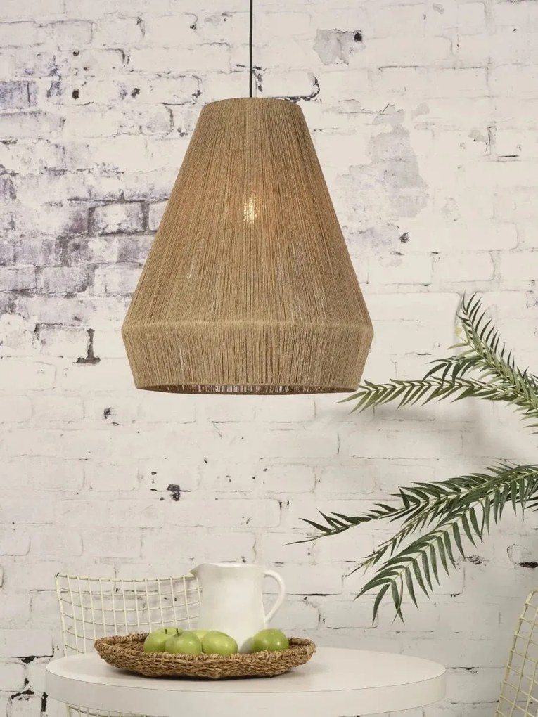 Lustra suspendata eco din iuta Iguazu L conic 50cm