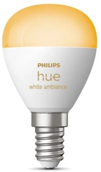 Bec LED dimabil Philips Hue WHITE AMBIANCE P45 E14/5,1W/230V 2200-6500K