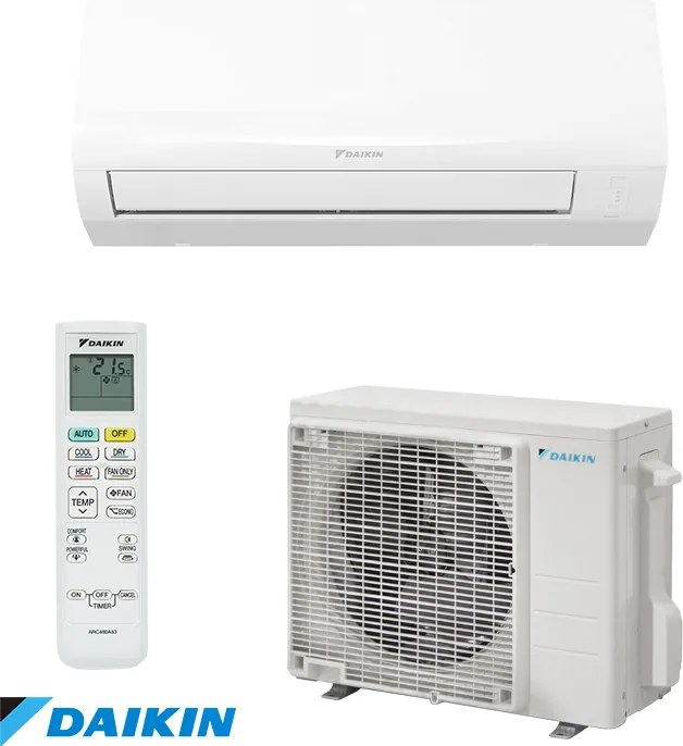 Aparat de aer conditionat cu invertor Daikin Sensira FTXF20F + RXF20F, 7000 BTU, 15 m², A++, R-32, Alb