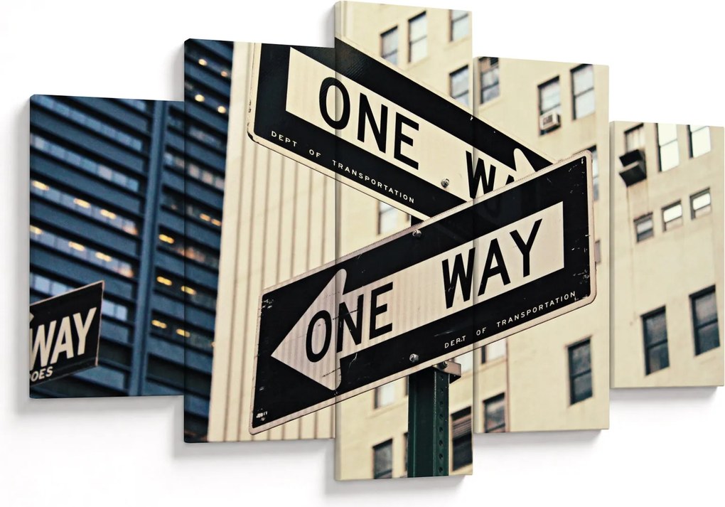 Tablou - New York ONE WAY (150x105 cm)