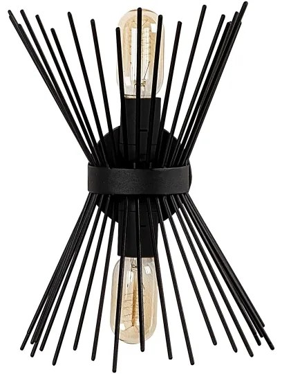 Aplică KIRPI 2xE27/40W/230V neagră