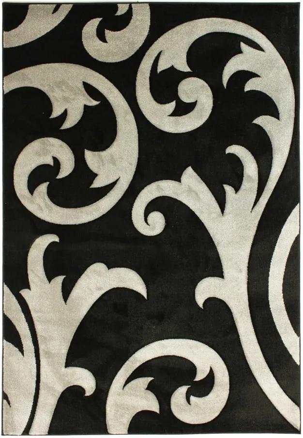 Covor Flair Rugs Elude Grey Black, 80 x 150 cm, gri - negru