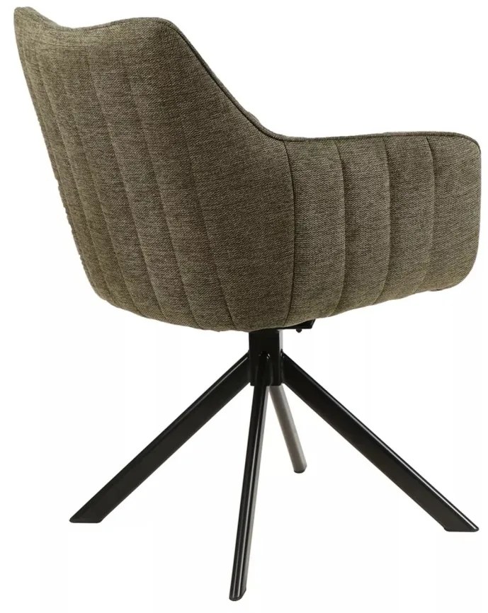 Scaun rotativ Azalia olive/negru Brego77