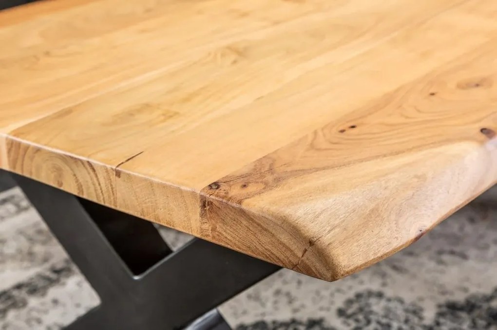 Masuta Design Industrial, Lemn, Metal, Mammut X 110cm