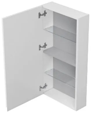 Dulap de baie cu oglindă Cersanit S590-030 MODUO 80x40 cm