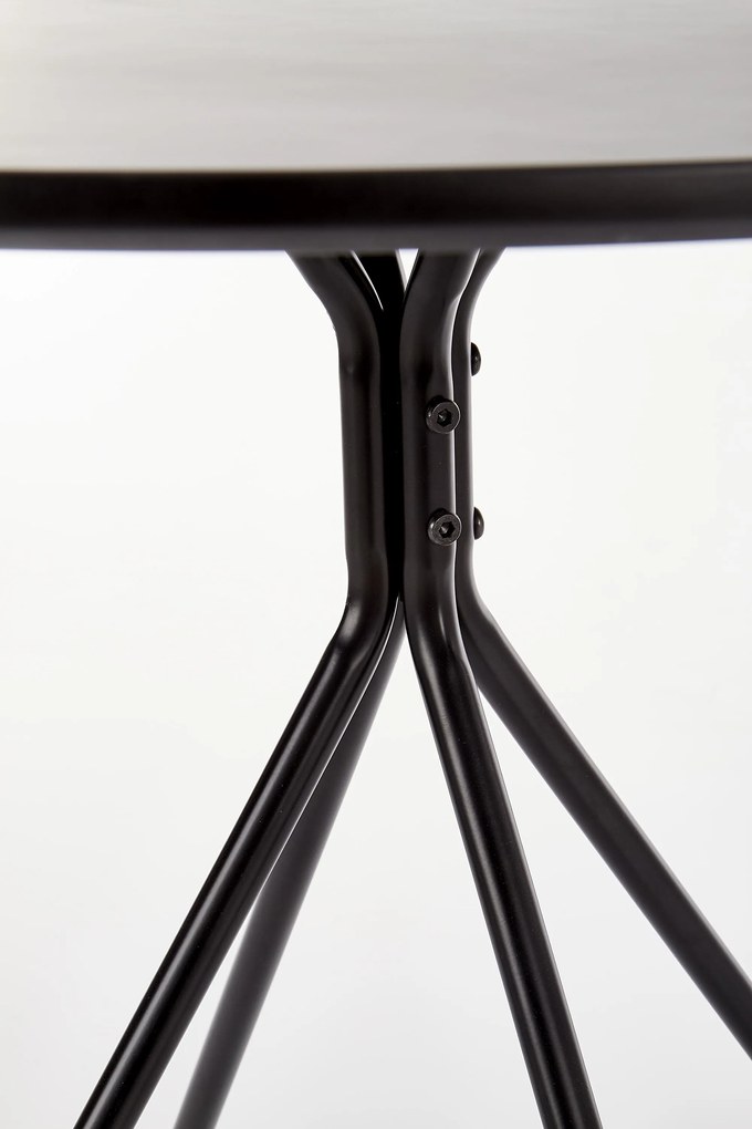 OFERTA Masa de dining neagra PHANTOM 80x80 clasa II