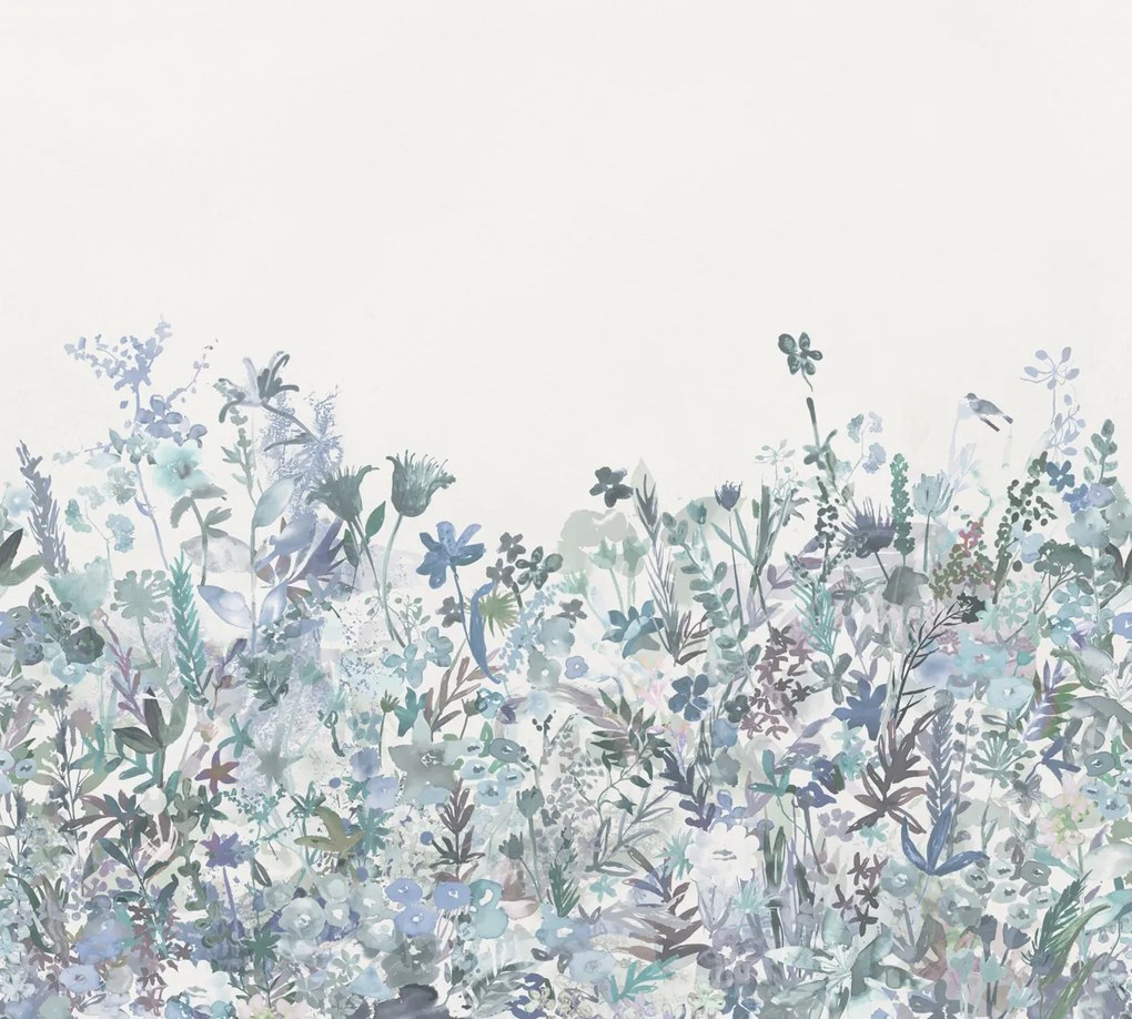 Fototapet, May Meadow, Soft Blue, Rebel Walls