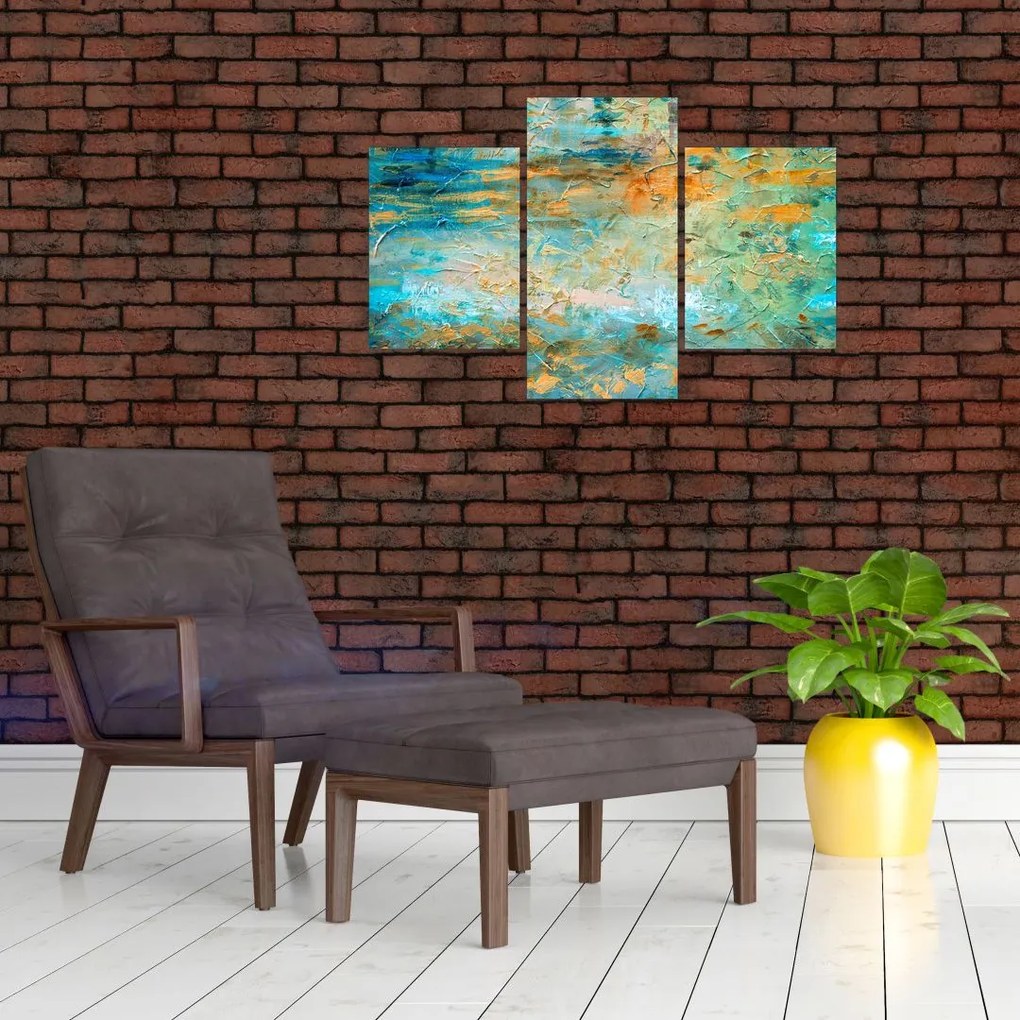 Tablou - Abstract albastru (90x60 cm)