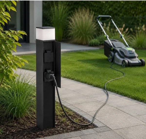 Rabalux 76341 - Lampă de exterior cu 2 prize RUSSET LED/10W/230V IP44