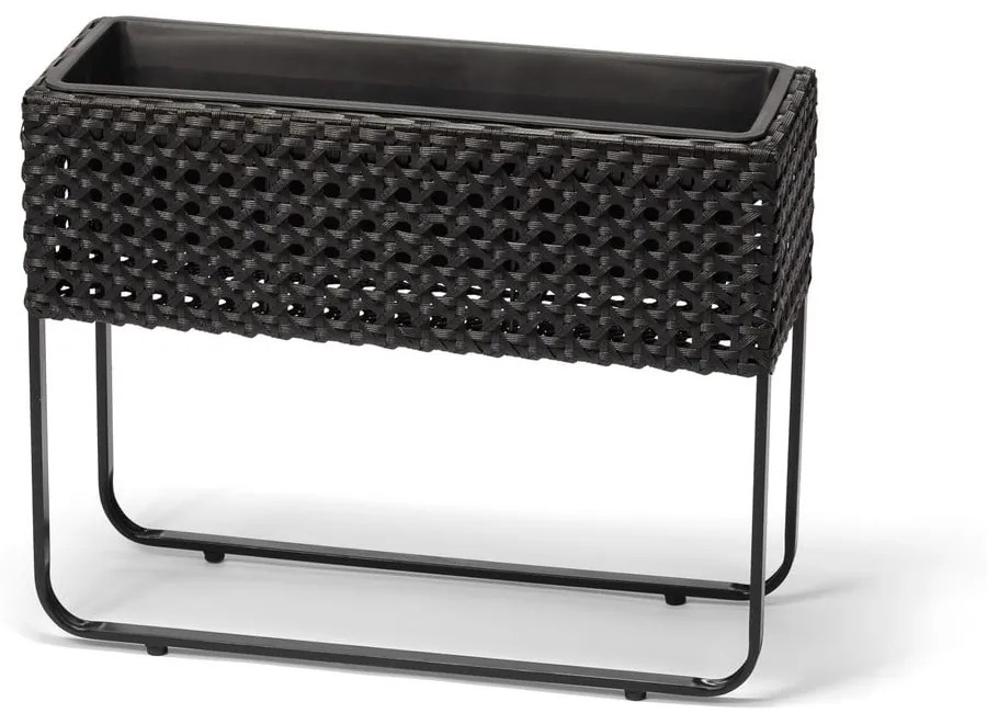 Ghiveci de grădină Bonami Essentials Magnolia, negru